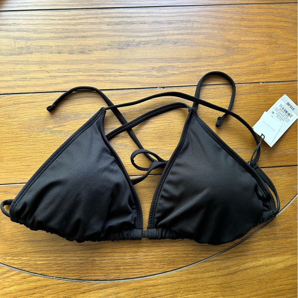 Black swim top